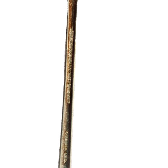 2 Simon E George H Rogers Company Silver Plate Oneida Tea Table Spoon - Picture 6 of 7